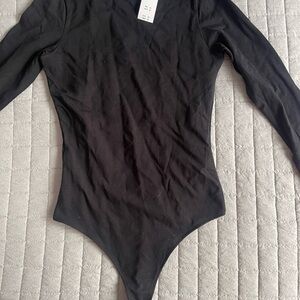 Abercrombie & Fitch Black Long Sleeve Jumpsuit